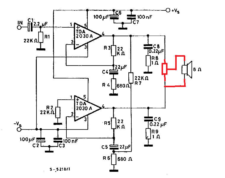 Tda2030a схема усилителя с однополярным питанием